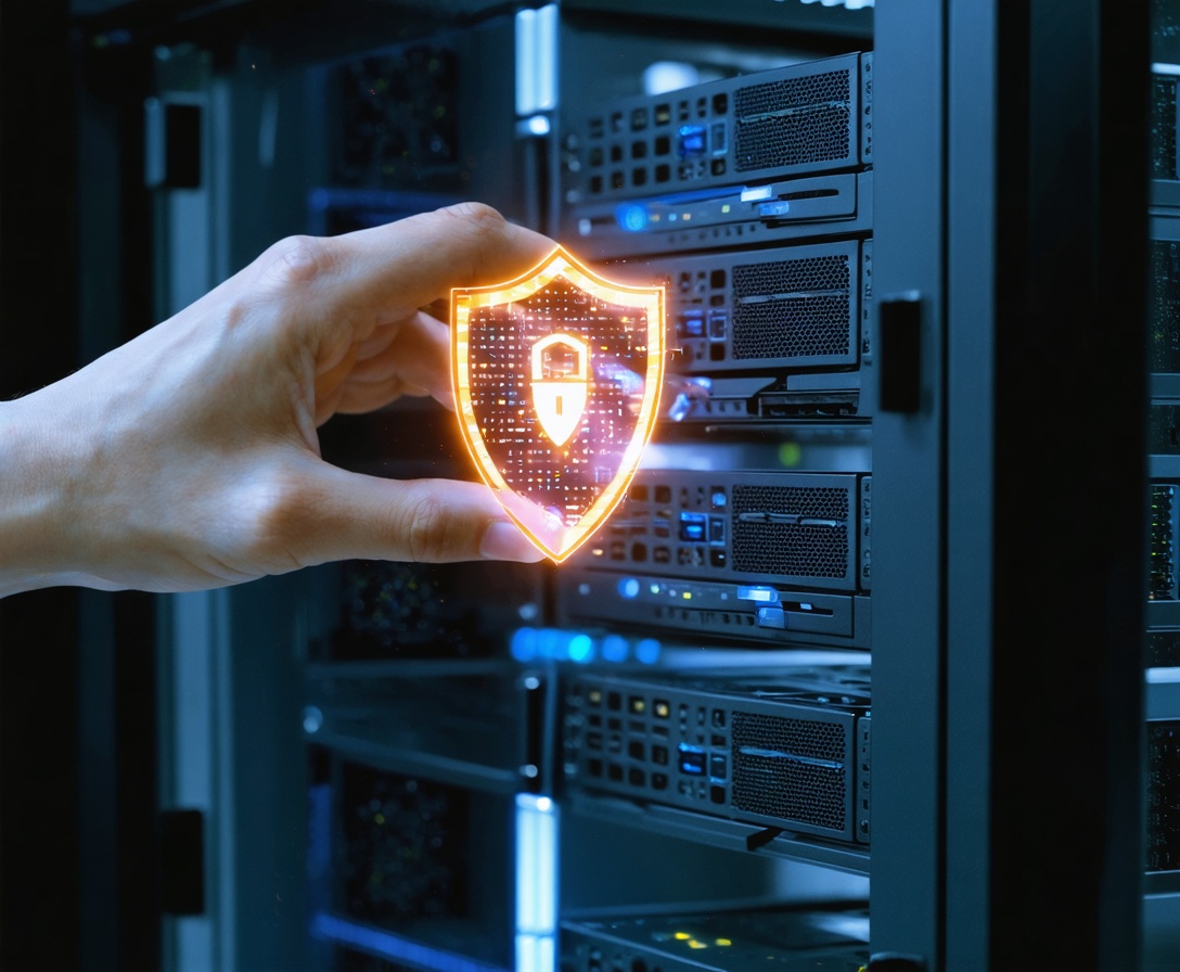 Символ защиты данных на сервере